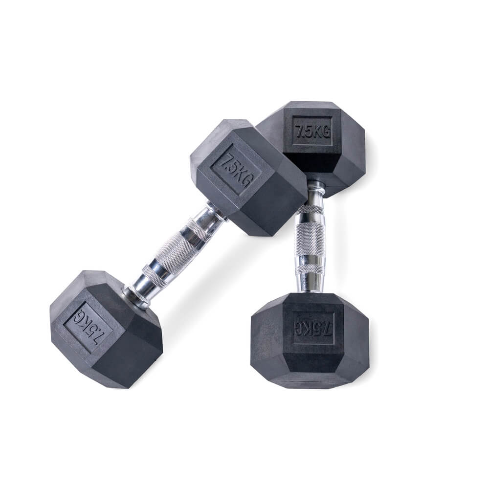 Hexagon Hantelsatz PVC 3-Reihig – Bild 5