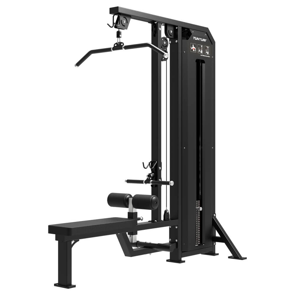 Tunturi Platinum Strength Dual Lat Pulldown-Low Row Selectorized V-Series