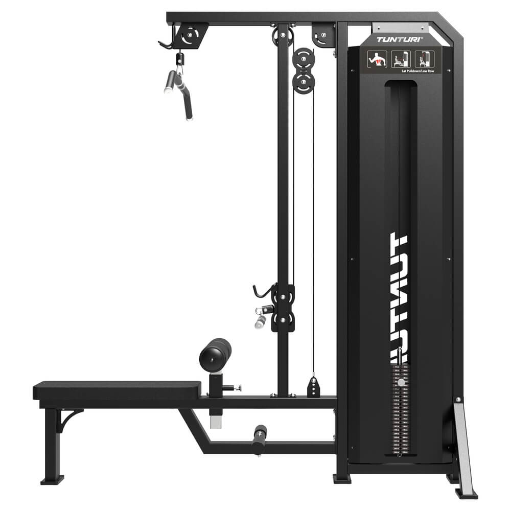 Tunturi Platinum Strength Dual Lat Pulldown-Low Row Selectorized V-Series