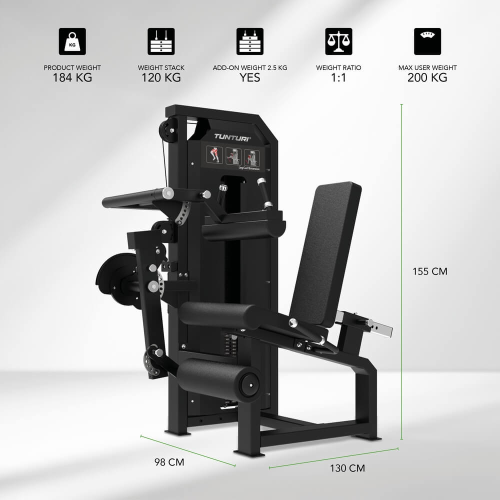 Tunturi Platinum Strength Dual Leg Curl-Extension Selectorized V-Series