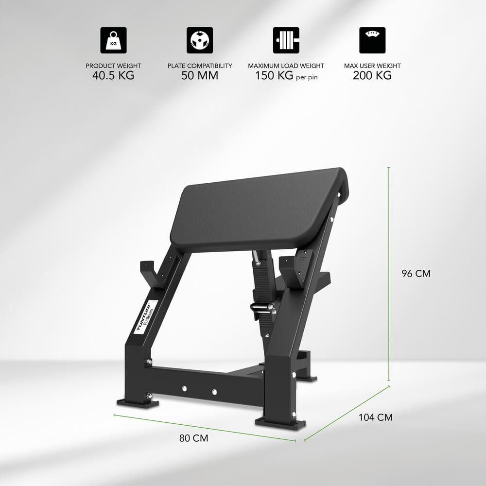 Tunturi Platinum Strength Preacher Curl V-Series