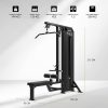 Tunturi Platinum Strength Dual Lat Pulldown-Low Row Selectorized V-Series