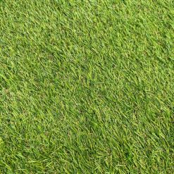 Kunstrasen mit Gummibeschichtung an der Unterseite